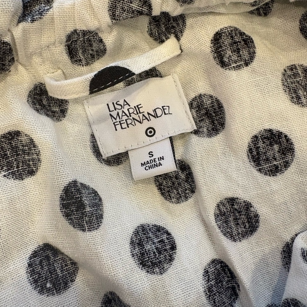 Lisa Marie Fernandez For Target Polka Dot One Shoulder Dress - Picture 5 of 7